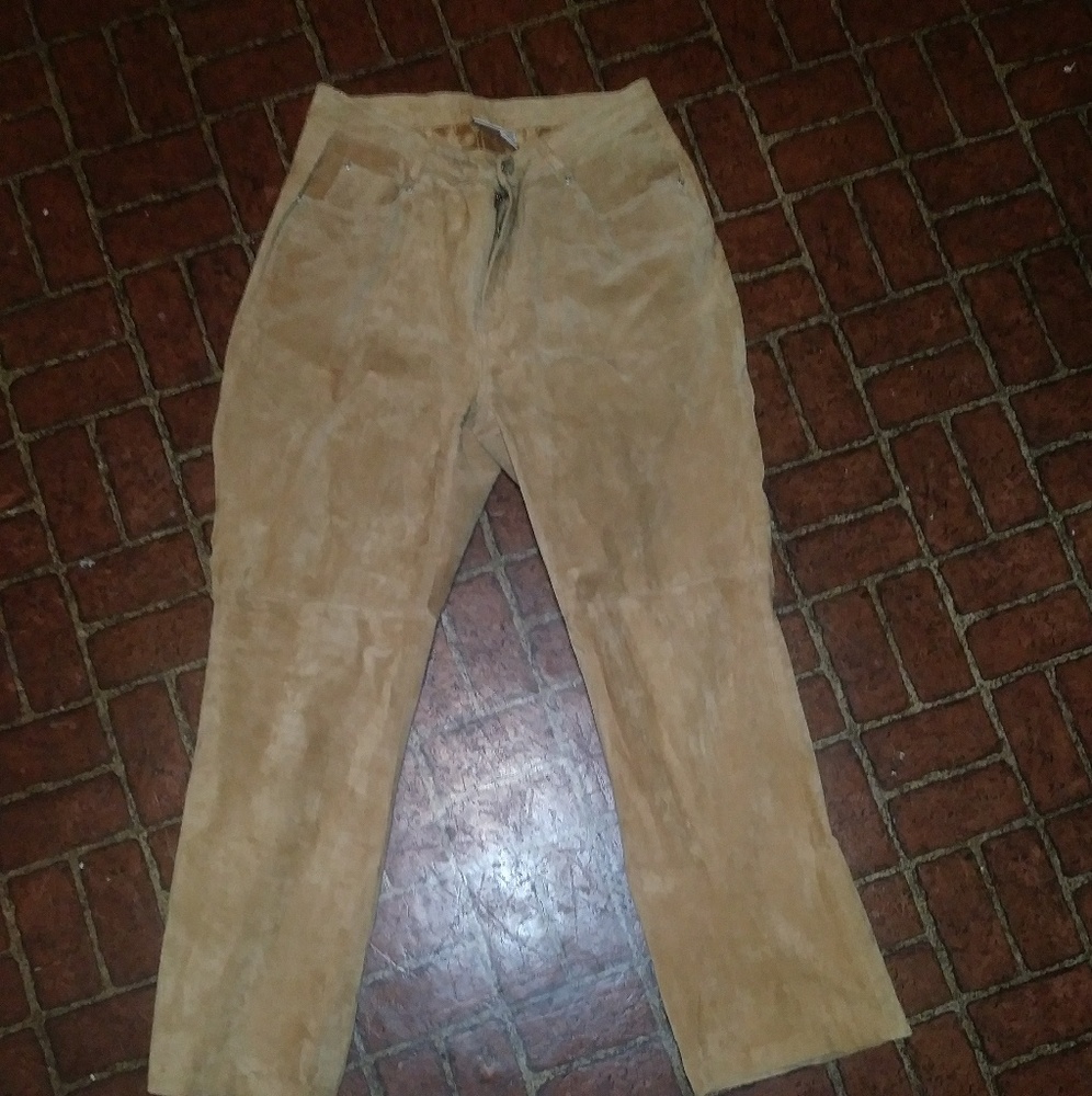Suede Leather Pants 💘